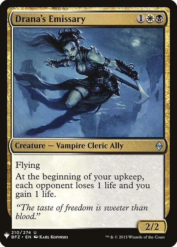 Drana's Emissary [The List]