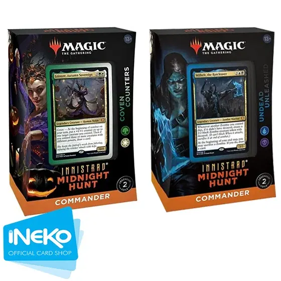 Pack Mazos Commander Innistrad Midnight Hunt x 2 ESPAÑOL