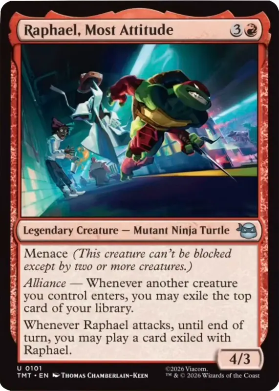 Raphael, Most Attitude [Teenage Mutant Ninja Turtles]