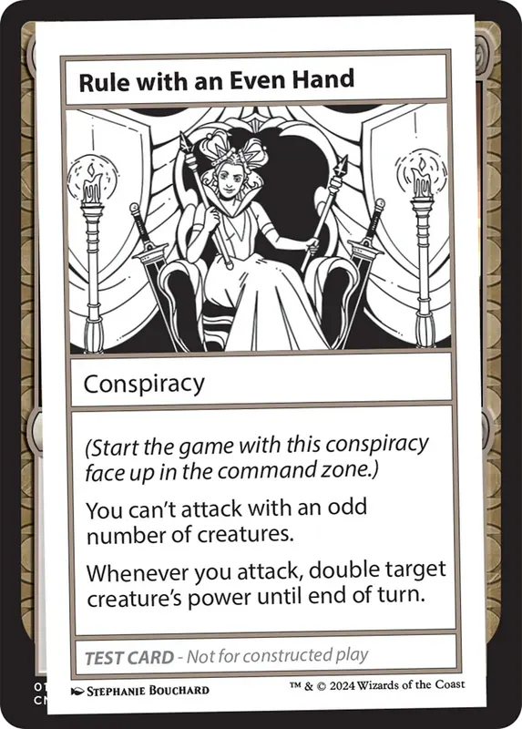 Rule with an Even Hand [Mystery Booster 2 Playtest Cards]