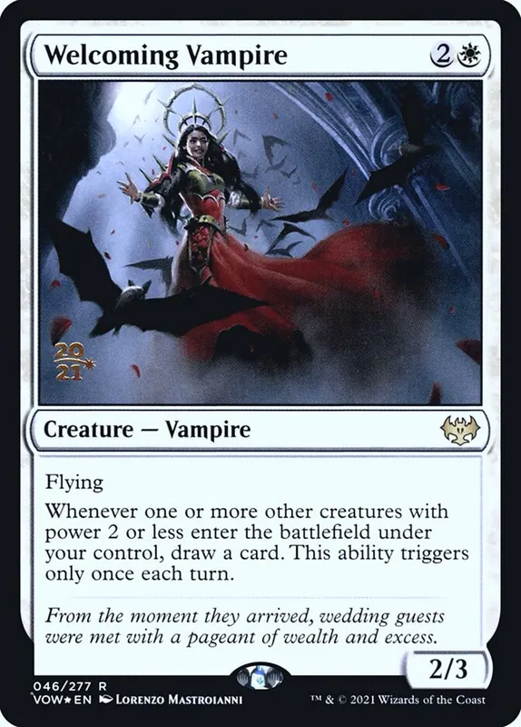 Welcoming Vampire [Innistrad: Crimson Vow Promos]
