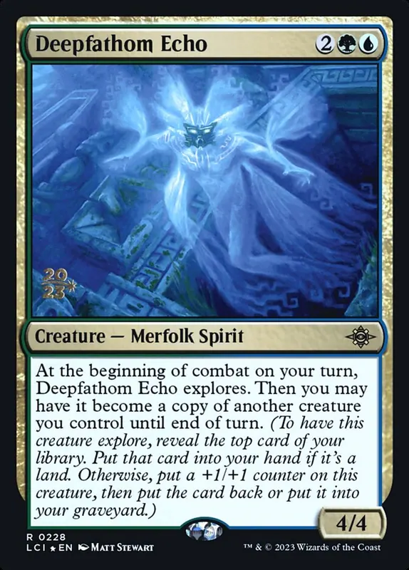 Deepfathom Echo [The Lost Caverns of Ixalan Promos]