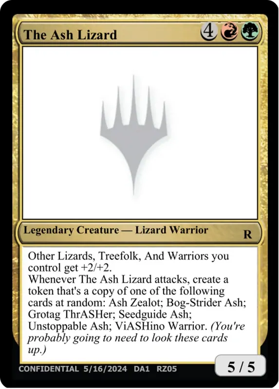 The Ash Lizard [Unknown Event]