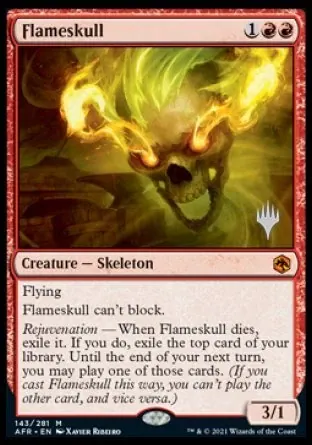 Flameskull - Español (Promo Pack) [Dungeons & Dragons: Adventures in the Forgotten Realms Promos]