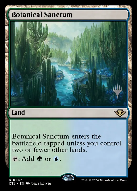 Botanical Sanctum [Outlaws of Thunder Junction Promos]