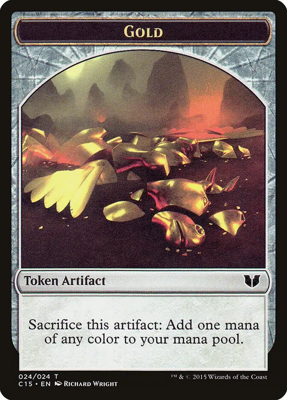 Gold [Commander 2015 Tokens]