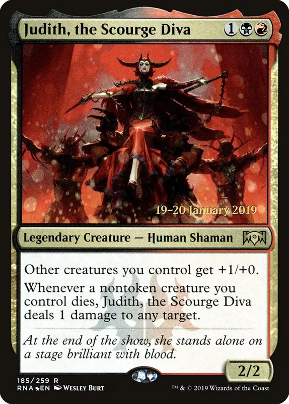 Judith, the Scourge Diva [Ravnica Allegiance Promos]