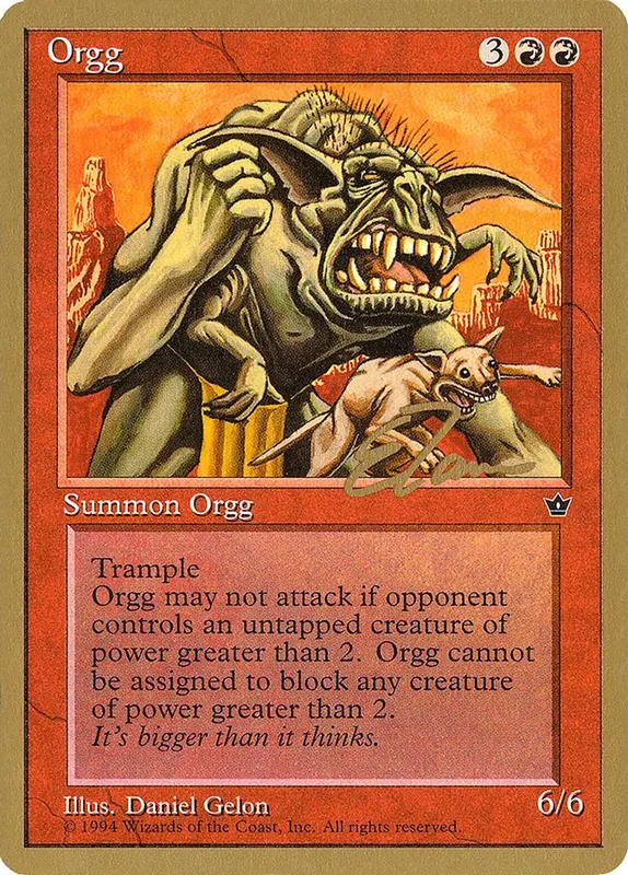 Orgg (Eric Tam) [Pro Tour Collector Set]