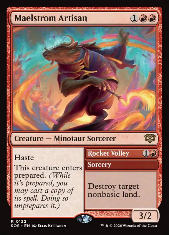 Maelstrom Artisan // Rocket Volley [Secrets of Strixhaven Promos]