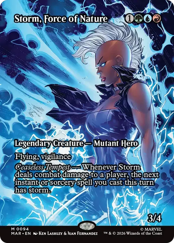 Storm, Force of Nature (Borderless) [Marvel Universe: Eternal-Legal]