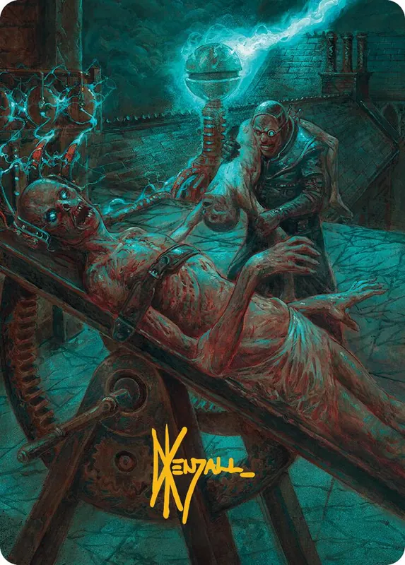 Rooftop Storm Art Card (Gold-Stamped Signature) [Innistrad Remastered Art Series]