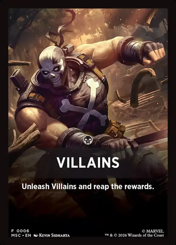 Villains [Marvel Super Heroes Jumpstart Front Cards]