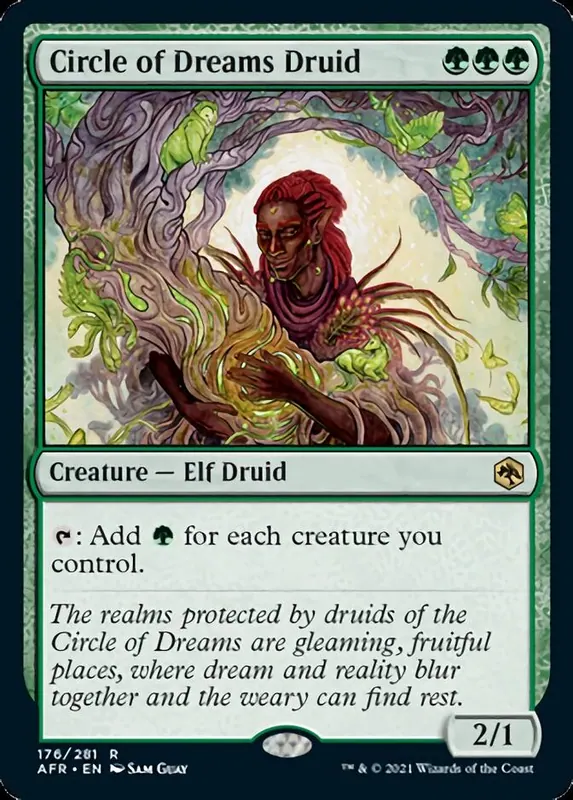 Circle of Dreams Druid [Dungeons & Dragons: Adventures in the Forgotten Realms] - Español