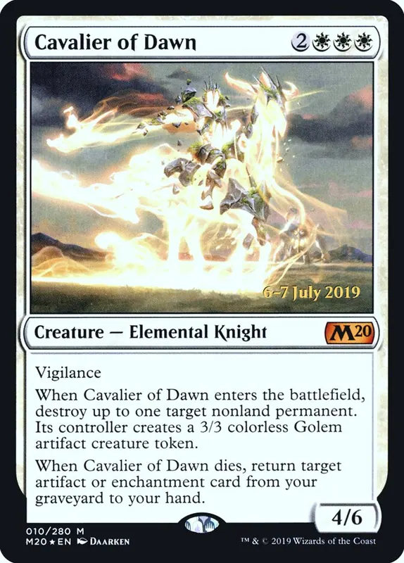 Cavalier of Dawn [Core Set 2020 Promos]