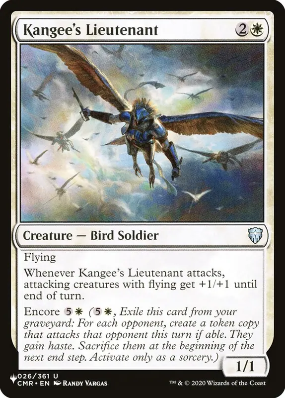 Kangee's Lieutenant [The List]