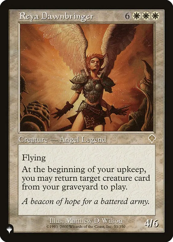 Reya Dawnbringer [The List]