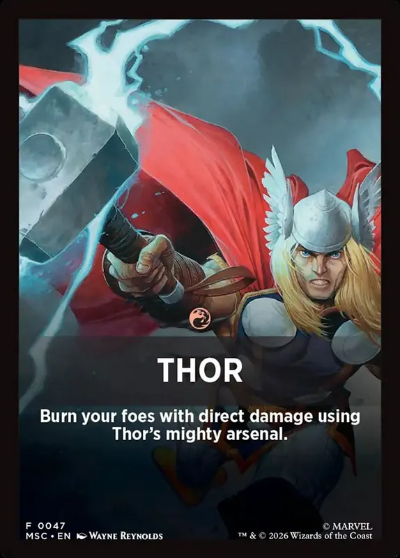 Thor [Marvel Super Heroes Jumpstart Front Cards]