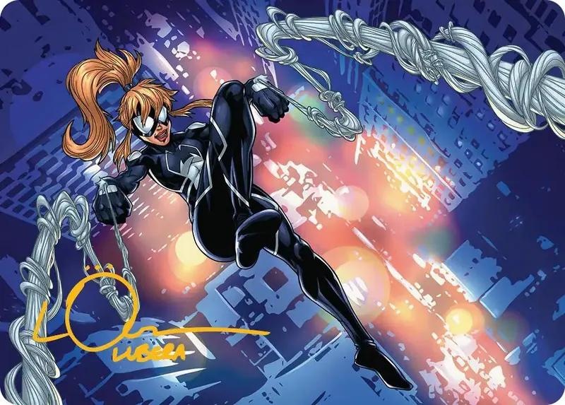 Arana, Heart of the Spider Art Card (Gold-Stamped Signature) [Marvel's Spider-Man Art Series]