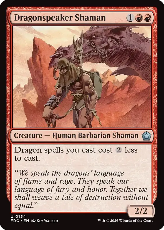 Dragonspeaker Shaman [Foundations Commander]