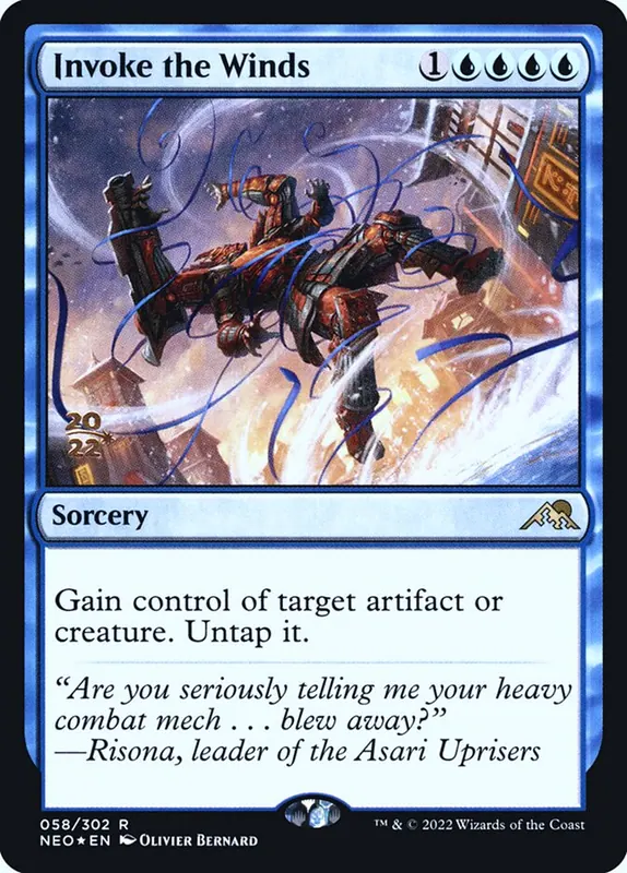 Invoke the Winds [Kamigawa: Neon Dynasty Promos]