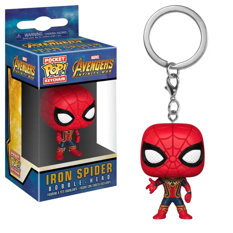 FUNKO POP! POCKET KEYCHAIN IRON SPIDER