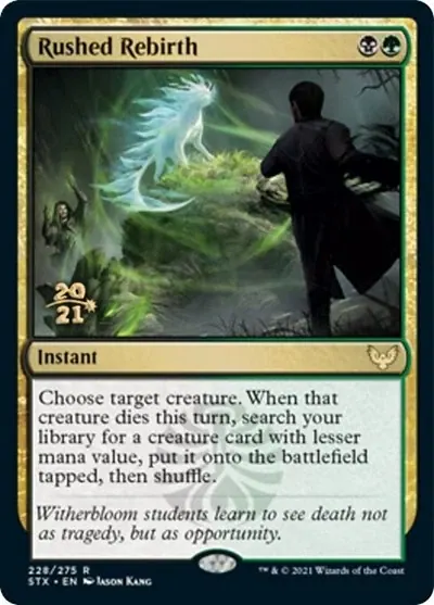 Rushed Rebirth - Español [Strixhaven: School of Mages Prerelease Promos]