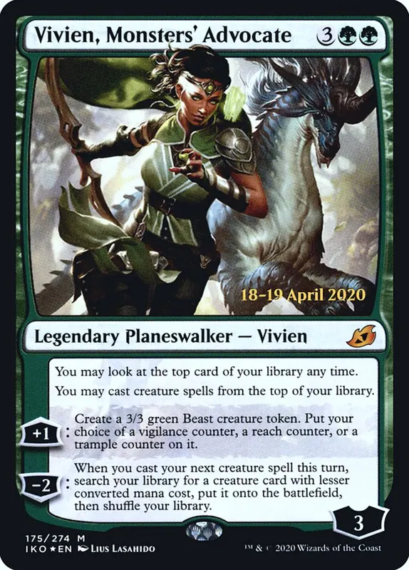 Vivien, Monsters' Advocate [Ikoria: Lair of Behemoths Promos]