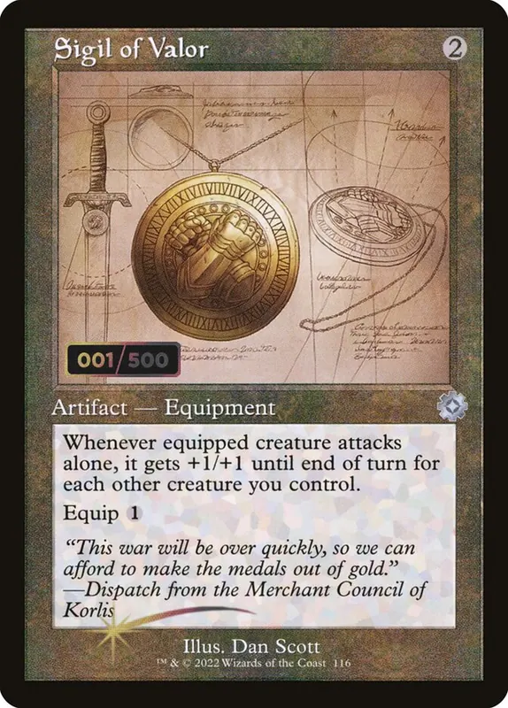 Sigil of Valor [The Brothers' War Retro Artifacts]