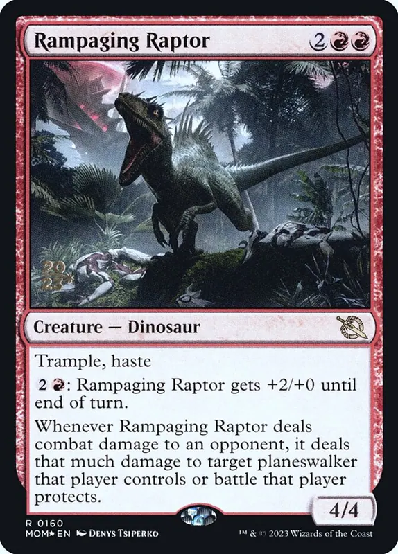 Rampaging Raptor [March of the Machine Promos]