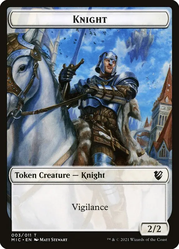 Knight [Midnight Hunt Commander Tokens]