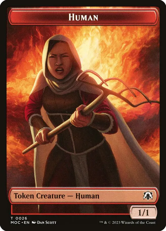 Human [March of the Machine Commander Tokens]