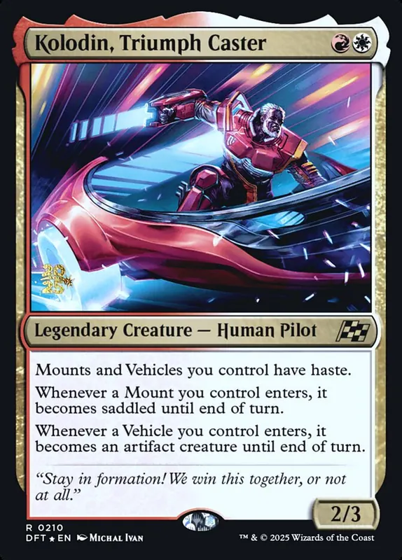 Kolodin, Triumph Caster [Aetherdrift Promos]