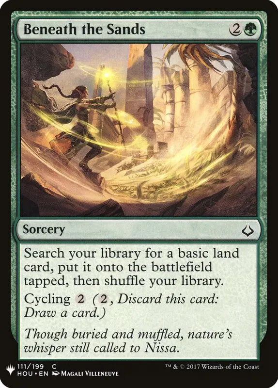 Beneath the Sands [The List]