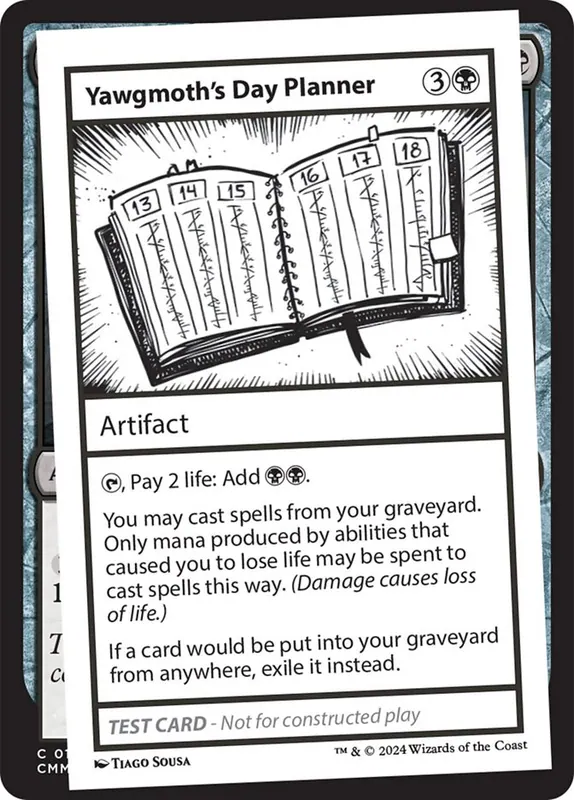 Yawgmoth's Day Planner [Mystery Booster 2]