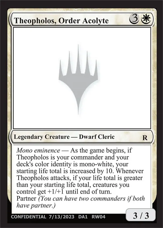 Theopholos, Order Acolyte [Unknown Event]