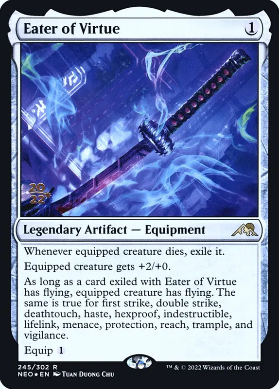 Eater of Virtue [Kamigawa: Neon Dynasty Promos]