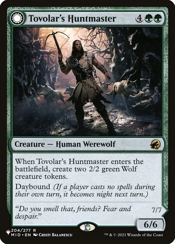 Tovolar's Huntmaster // Tovolar's Packleader [The List]
