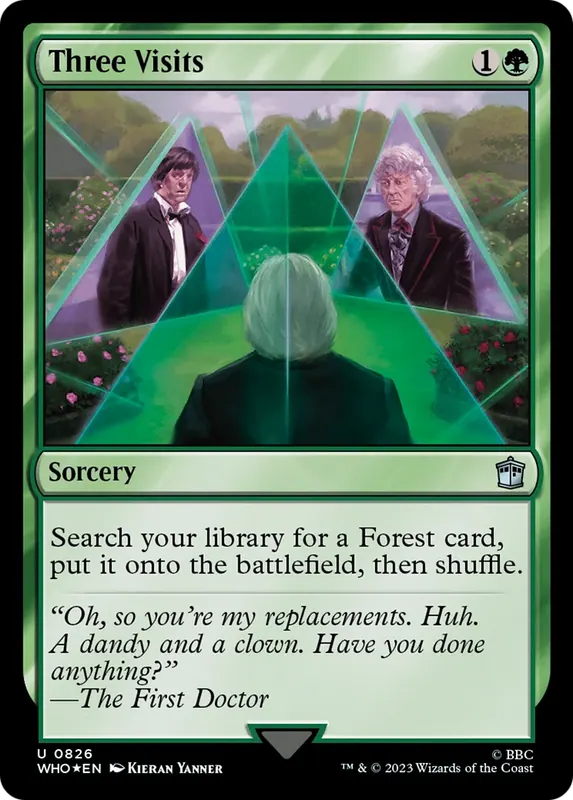Three Visits (Surge Foil) [Doctor Who]