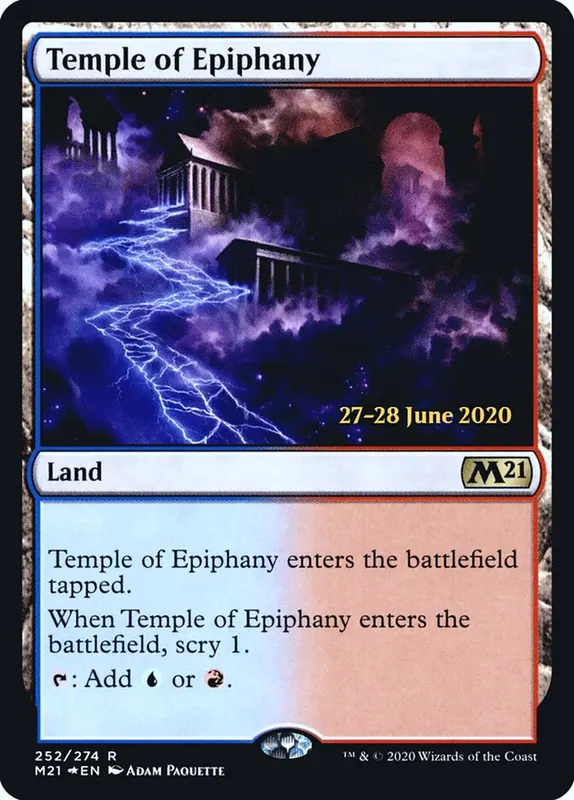 Temple of Epiphany [Core Set 2021 Promos]
