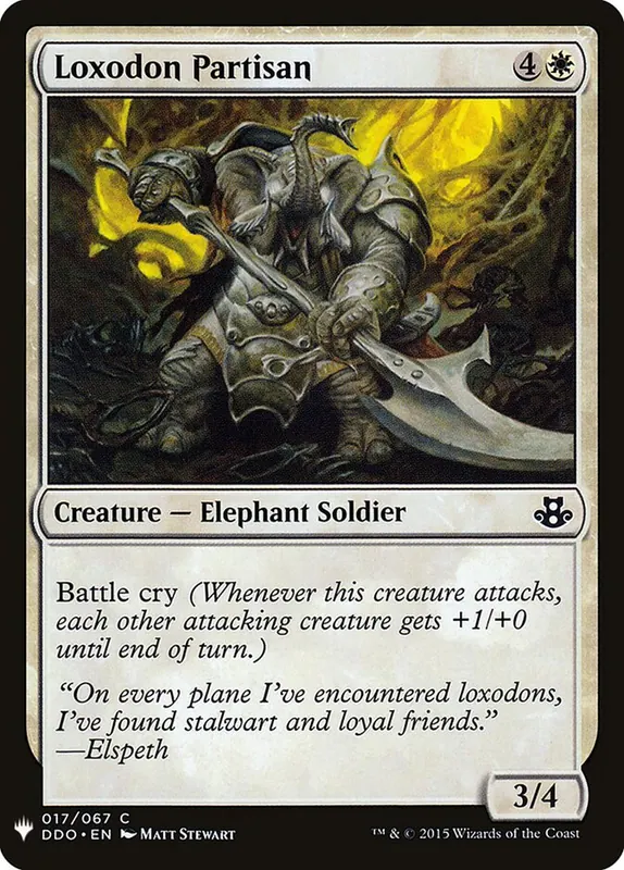Loxodon Partisan [The List]