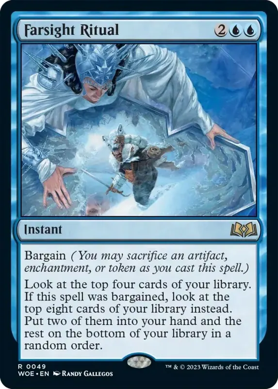 Farsight Ritual - Español [Wilds of Eldraine]