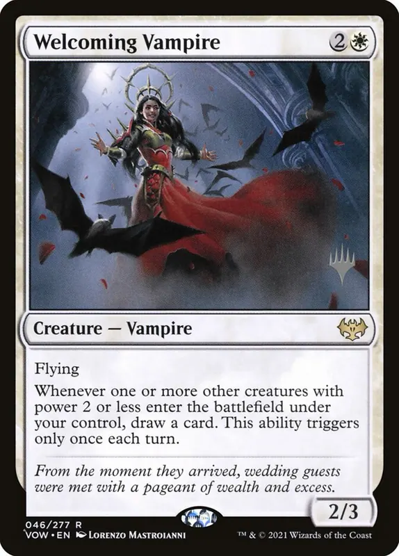 Welcoming Vampire [Innistrad: Crimson Vow Promos]