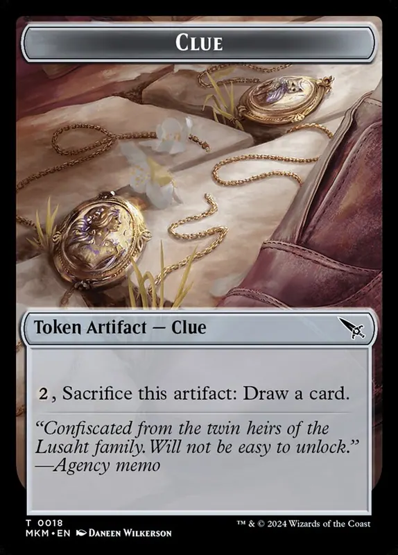 Clue [Murders at Karlov Manor Tokens]
