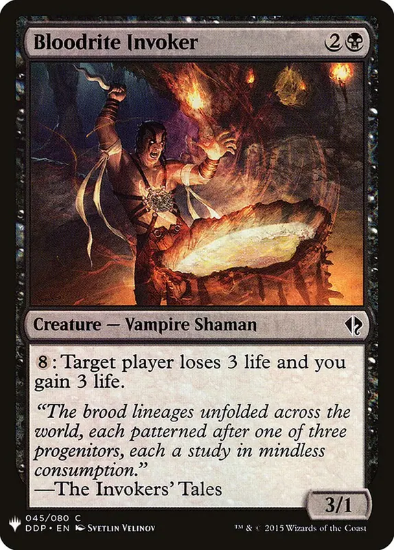 Bloodrite Invoker [The List]