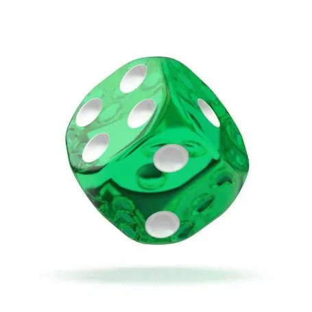 OAKIE DOAKIE DICE DADOS D6 12 MM TRANSLUCENT - GREEN (36)