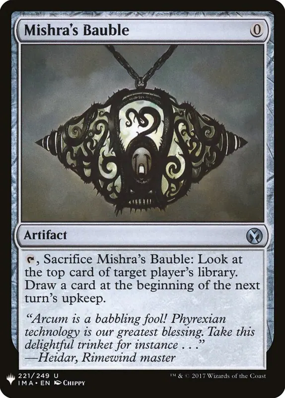 Mishra's Bauble [The List]
