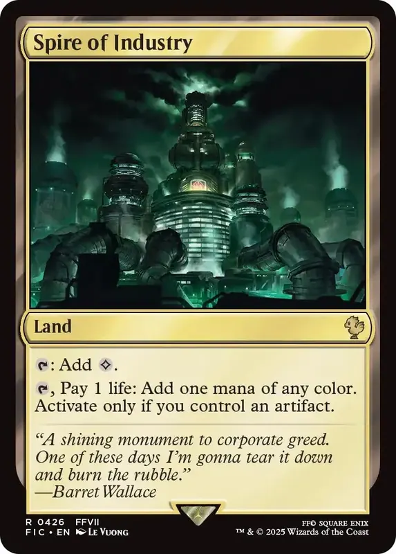 Spire of Industry (Surge Foil) [FINAL FANTASY Commander]
