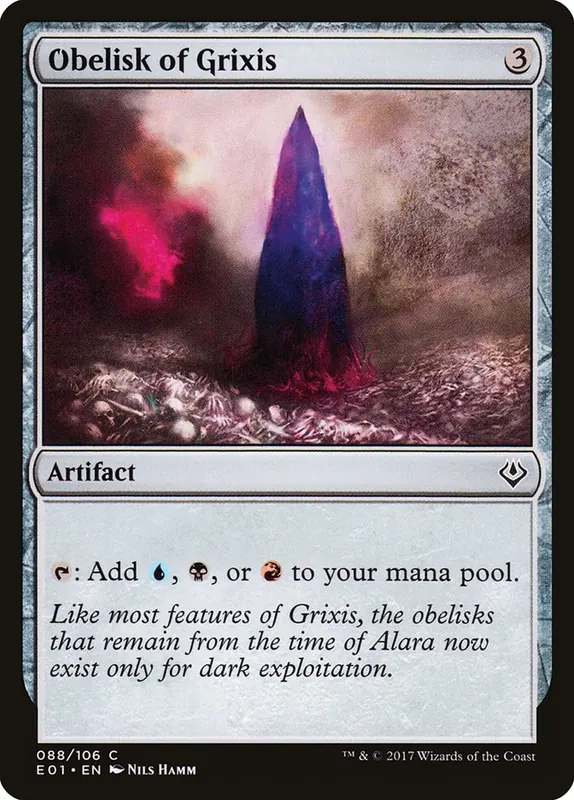 Obelisk of Grixis [Archenemy: Nicol Bolas]