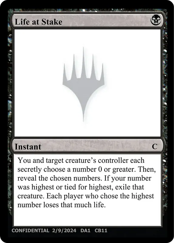 Life at Stake [Unknown Event]