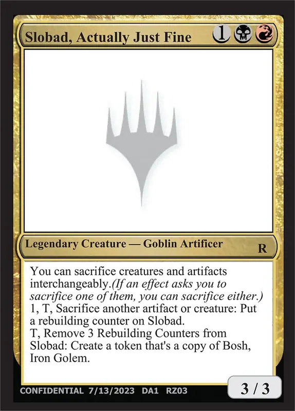 Slobad, Actually Just Fine [Unknown Event]